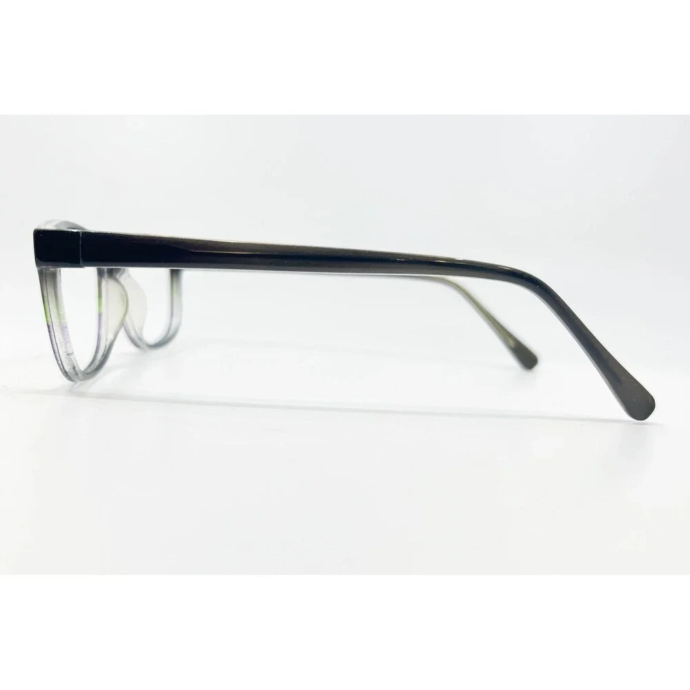 Enhance Eyeglass Frames Womens Black Mix Rectangle Full Rim 47-15-142 39336